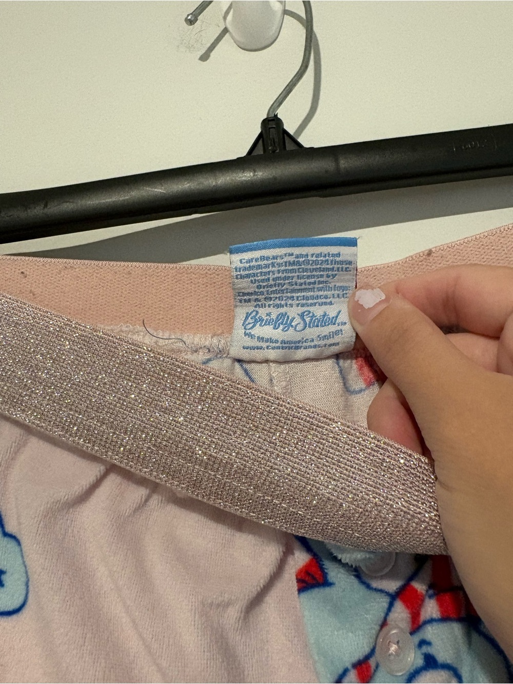 Care Bears‎ Christmas snowflake Pajama Sleep Pants Women Pink size medium - Picture 6 of 10